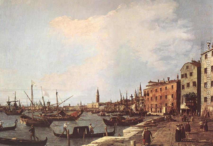 Canaletto : Riva degli Schiavon, west side